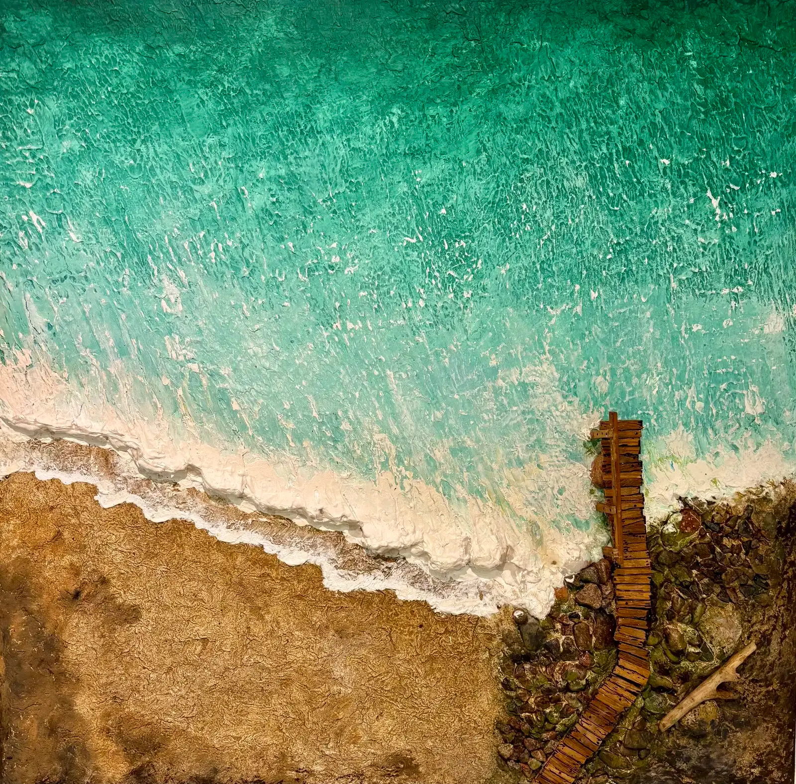 Bryggliv (6900 kr) - Blandteknik av KvantART (såld)
