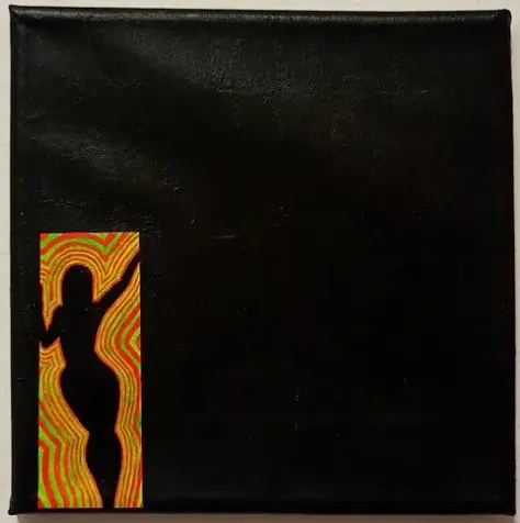 Aura - Akryl - Abstract Expressionism - 20×20 cm av INA